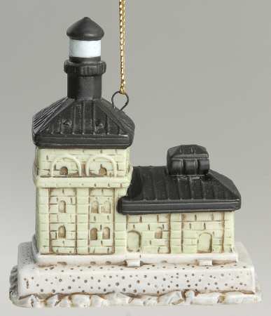 Porcelain Lighthouse Ornaments Toledo Harbor, Oh - Boxed