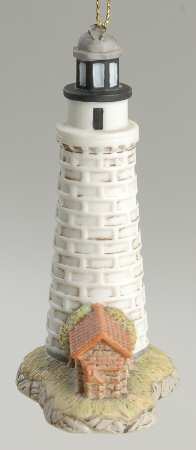 Porcelain Lighthouse Ornaments Cana Island, Wi - Boxed