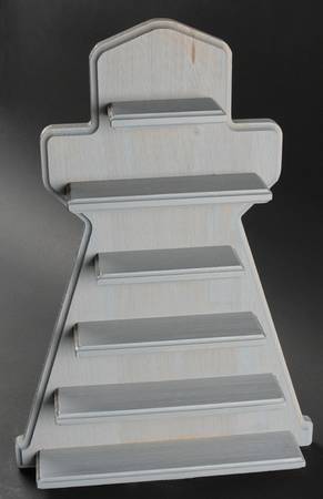 Lighthouse Thimble Collection Display Shelf - Display Rack Wood