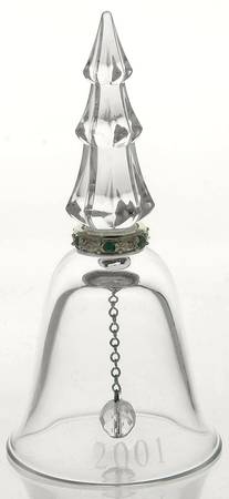 Annual Crystal Bell Ornament Pave Jewel Tree - With Box