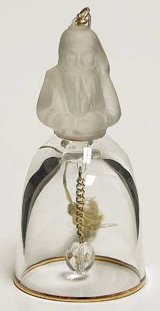 Annual Crystal Bell Ornament St Nicholas - Boxed