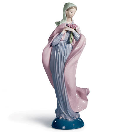Religious and Nativity Our Lady With Flowers - Boxed