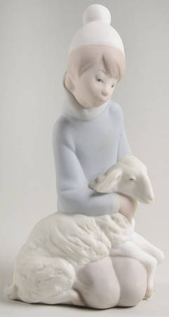 Children Nativity Shepherd With Lamb - Boxed
