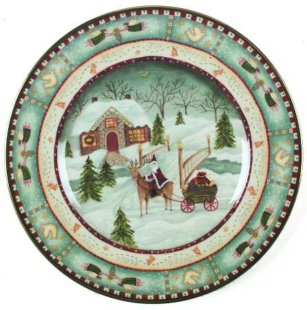 An American Quilt Santa's Travels - Boxed