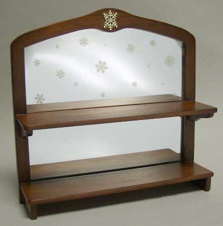 Lenox Treasures Snowman Box Wooden Display Rack - Display Rack Wood