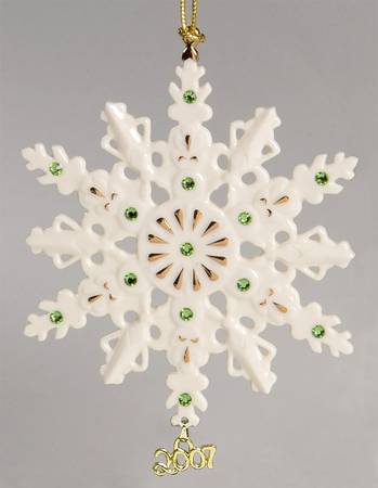 China Snowflake Ornament 2007 Snowflake - Boxed