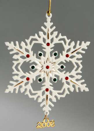 China Snowflake Ornament 2008 Snowflake - Boxed