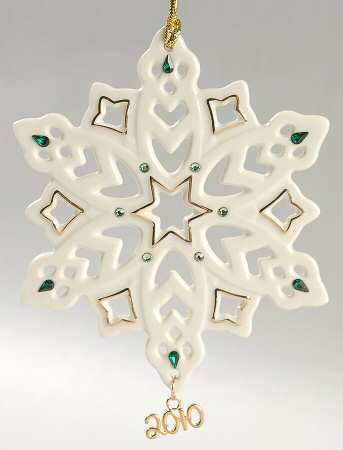 China Snowflake Ornament 2010 Snowflake - Boxed