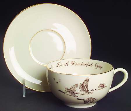 Sportsman Cup & Saucer Canada Geese - Boxed
