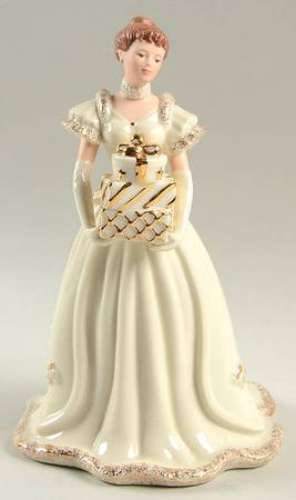 Classic Ivory Christmas Figurines Holiday Presents - No Box