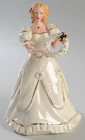 Classic Ivory Christmas Figurines Christmas Welcome - No Box