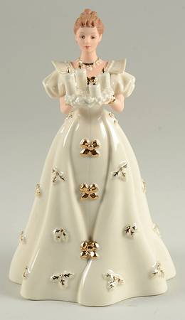 Classic Ivory Christmas Figurines Come Light The Candles - Boxed