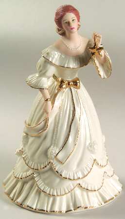 Classic Ivory Christmas Figurines Christmas Gala - No Box