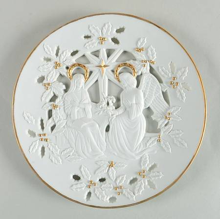 Pierced Nativity Plates The Annunciation - Boxed