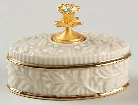 Birthstone Box Collection March-Jonquil - No Box