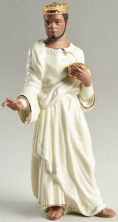 Oh Holy Night-Ebony Nativity Gaspar-King Standing - No Box