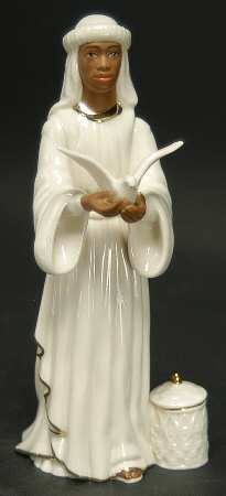 Oh Holy Night-Ebony Nativity Dove Seller - No Box