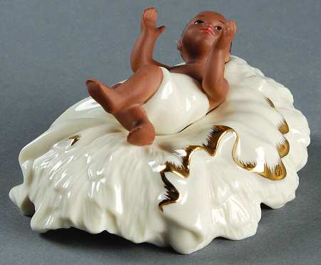 Oh Holy Night-Ebony Nativity Baby Jesus - No Box