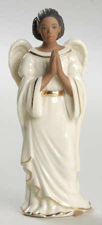 Oh Holy Night-Ebony Nativity Angel Praying - No Box