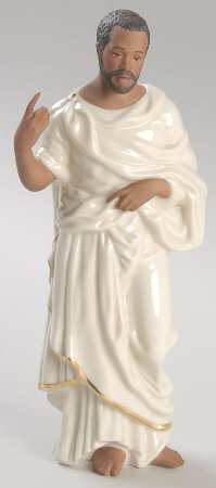 Oh Holy Night-Ebony Nativity Joseph-No Staff - No Box