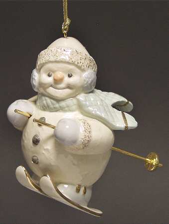 Snowlight Snowmen Snowman On Skis - Boxed