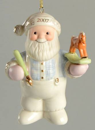 Annual Santa-Ornament Santa's Holiday Hobby - Boxed