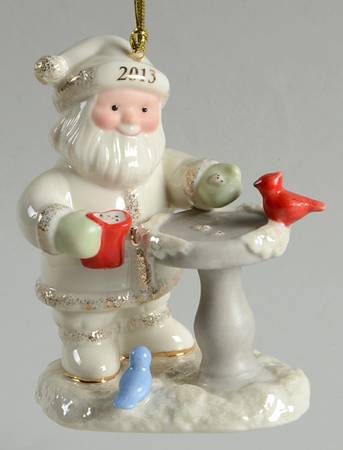 Annual Santa-Ornament Santa's Holiday Treat - With Box