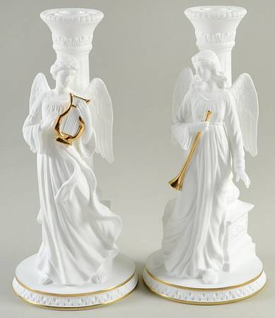 Angels of Light-Candleholder Angels-Boxed Set Of 2 - Boxed