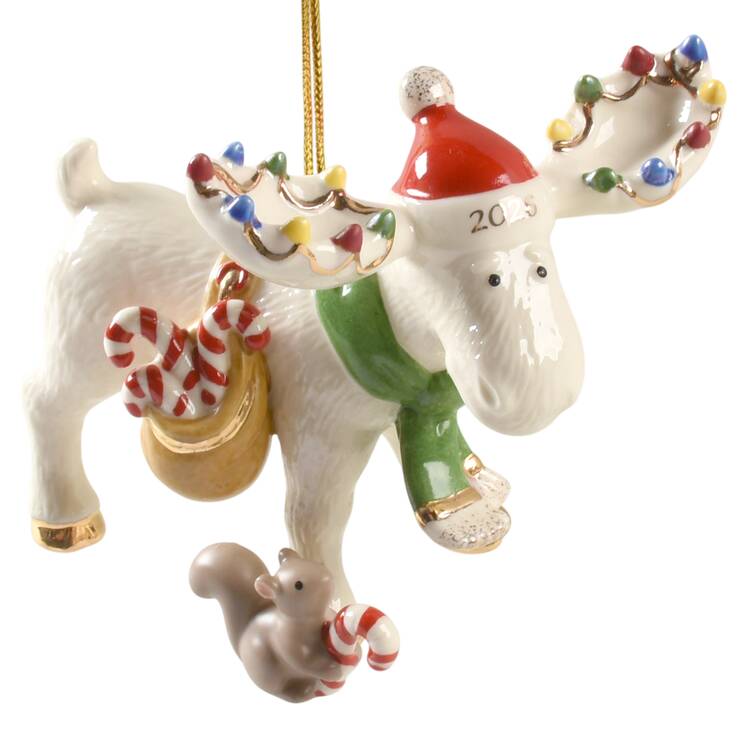 Annual Moose Ornaments 2026 Marcel The Moose - Boxed