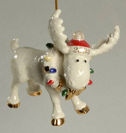 Annual Moose Ornaments Holiday Moosechief - Boxed