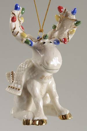 Annual Moose Ornaments Moose Merriment - With Box