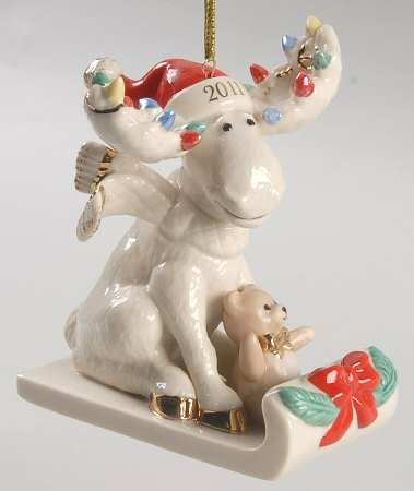 Annual Moose Ornaments Merry Moosecapades - Boxed