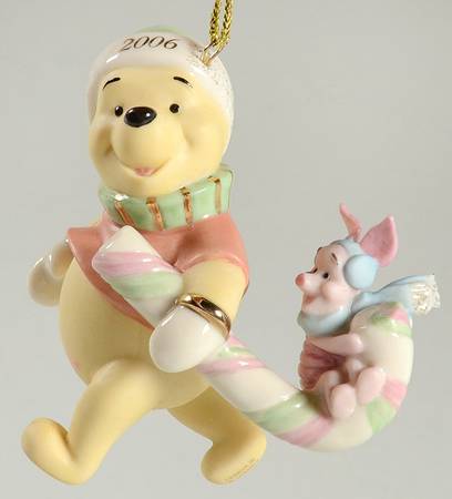 Annual Pooh Ornaments Pooh's Candy Cane Christmas - Boxed