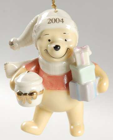 Annual Pooh Ornaments Presents From Pooh - No Box