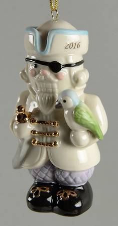 Annual Nutcracker Ornament Ahoy Matey! Pirate Nutcracker - Boxed