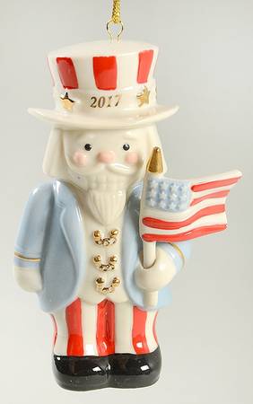 Annual Nutcracker Ornament Patriotic Nutcracker - No Box
