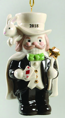 Annual Nutcracker Ornament Merry Magician Nutcracker - Boxed