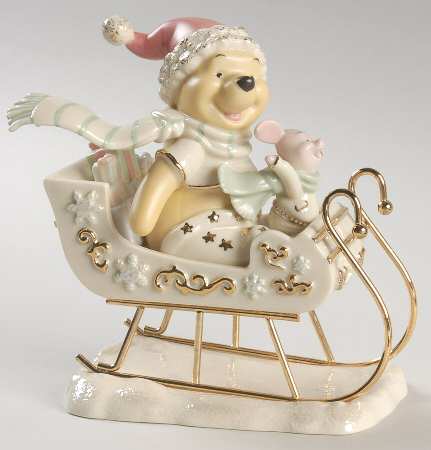Winnie The Pooh Collection Pooh's Christmas Sleighride - Boxed