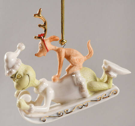 Grinch Classic Ornaments A Grinchy Sled Ride - Boxed