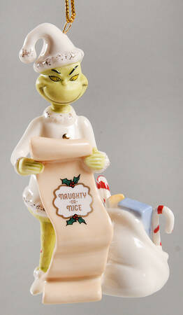 Grinch Classic Ornaments Grinch's List - Boxed