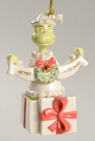 Grinch Classic Ornaments A Grinchy Gift - Boxed