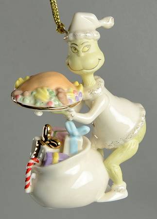 Grinch Classic Ornaments Stealing The Roast Beast - Boxed