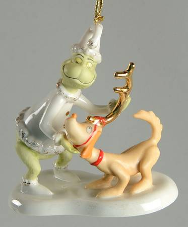 Grinch Classic Ornaments All I Need Is A Reindeer - Boxed