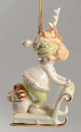 Grinch Classic Ornaments Grinchiest Sleigh Ride - Boxed