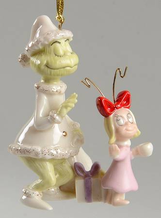 Grinch Classic Ornaments Off You Go, Cindy Lou - Boxed