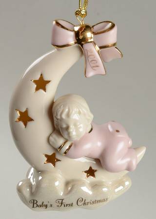 Baby's First Christmas 2001-Girl - Boxed