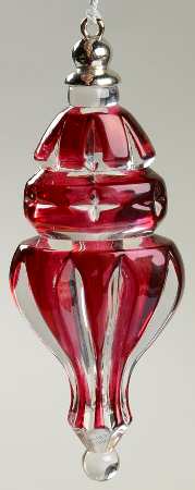 Color Gems Ornaments Ruby Teardrop - Boxed