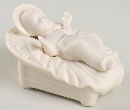 Commemorate 2000 Nativity Baby Jesus In Manger - No Box