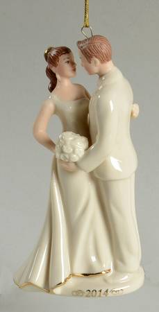 Bride And Groom Ornaments 2014-Always And Forever - Boxed