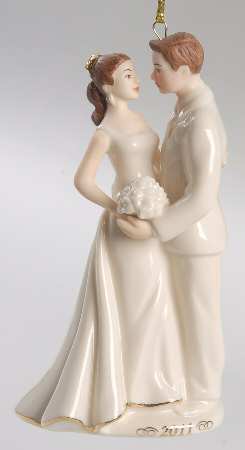 Bride And Groom Ornaments 2011-Always And Forever - Boxed
